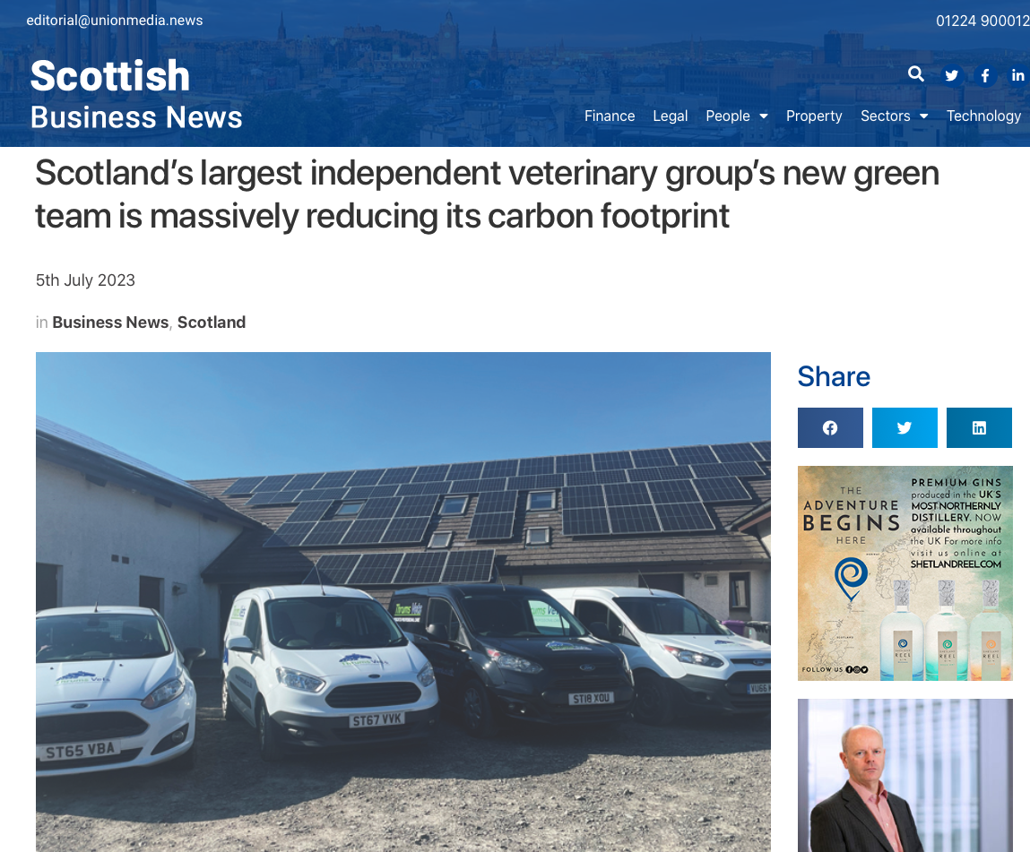 thrums vets scottish business news