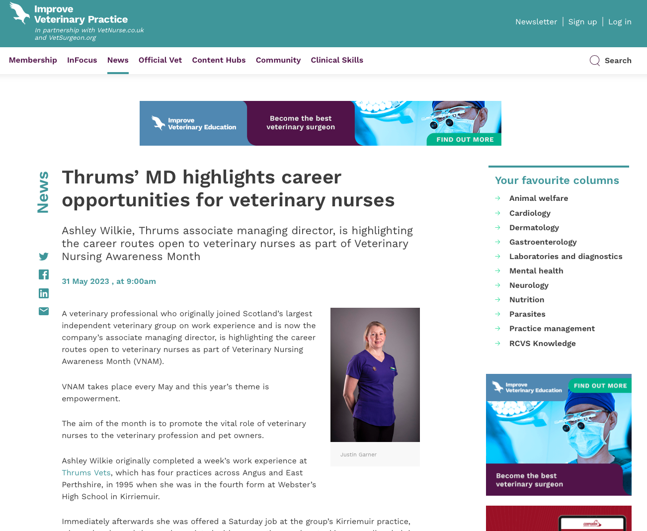 thrums vets improve veterinary practice