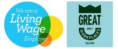 Thrums Vets: living wage great logo Thrums Vets: living wage great logo