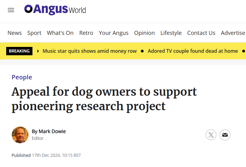 Thrums Vets o Angus world